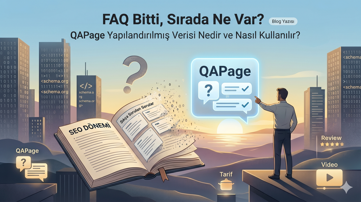 FAQ Bitti, Sırada Ne Var? QAPage Yapılandırılmış Verisi Nedir ve Nasıl Kullanılır?